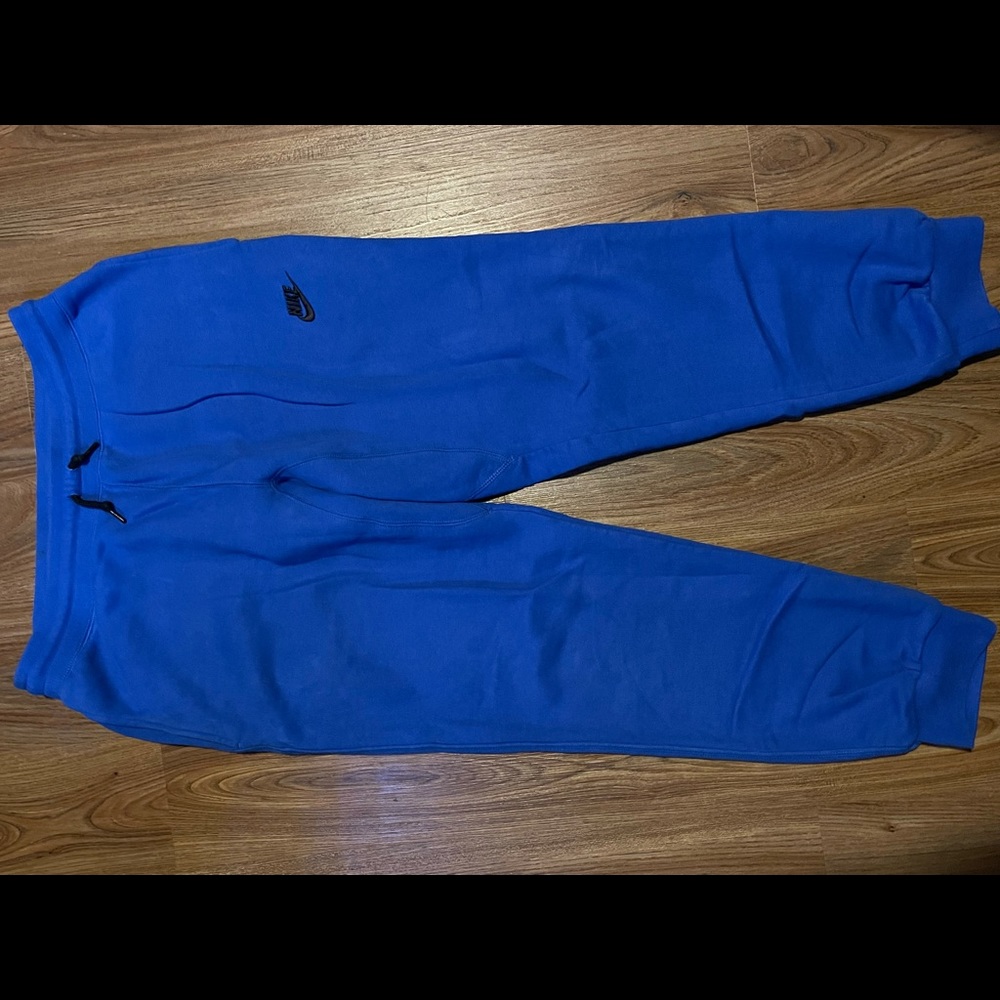 Nike Royal Blue Fleece Joggers Size Large